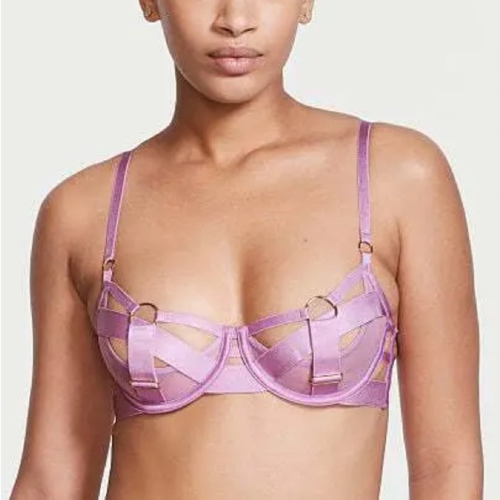 NWT Victoria secret purple corset bra